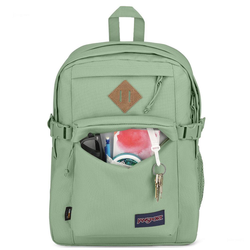 Sac à Dos Ordinateur JanSport Main Campus FX Vert | RJH-21491153